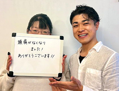 【頭痛】河内長野市在住 M様(50代女性)